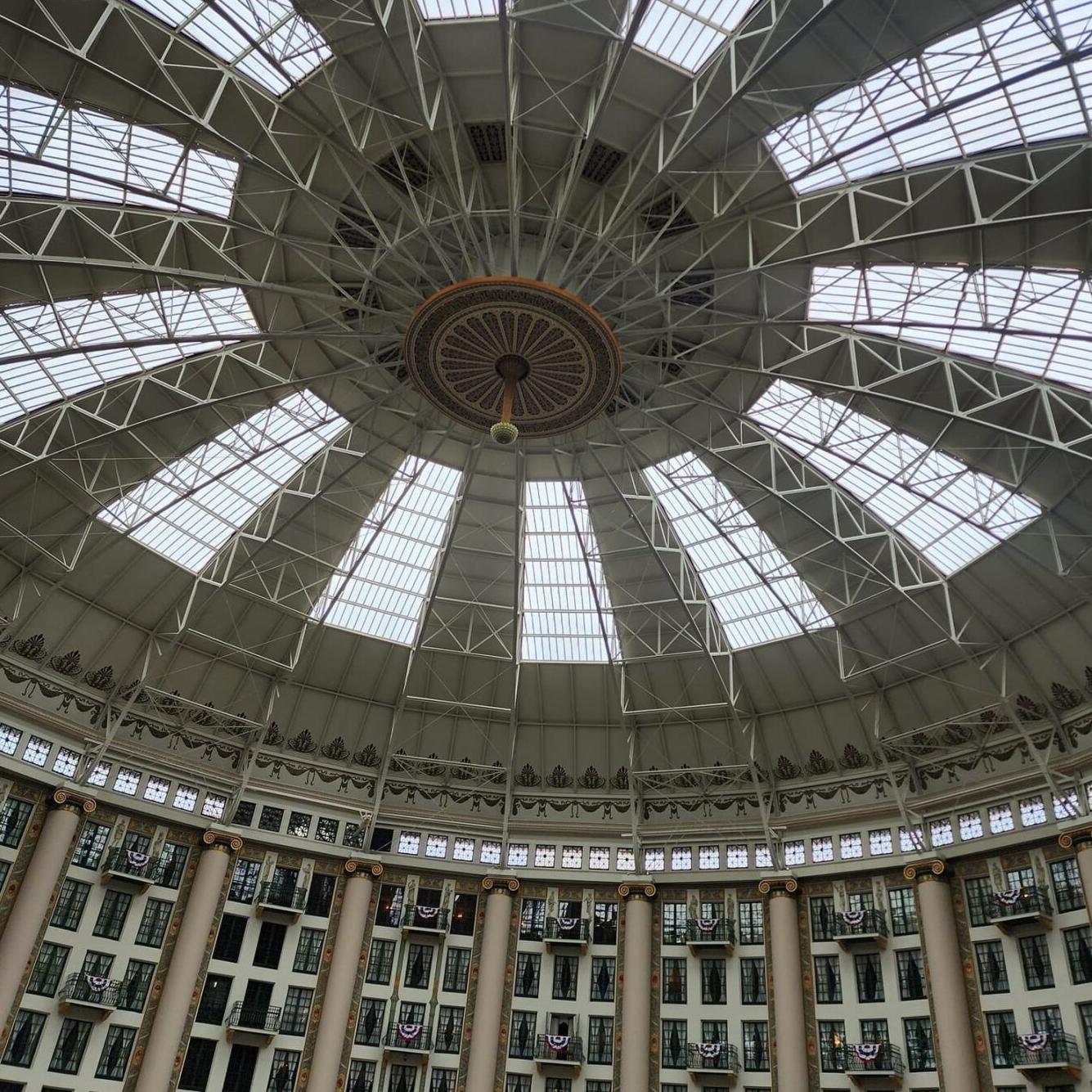 French Lick Hotel atrium